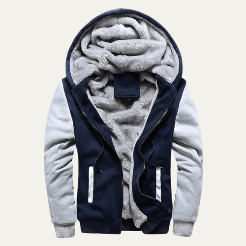 Men's Fleece Lined Zip Up Hoodie