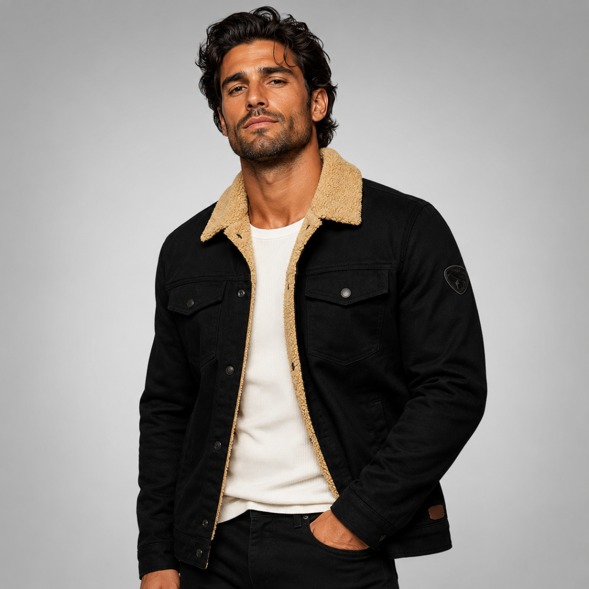Men's Fleece Lined Outdoor Jacket | Modern & Warm