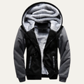 Men's Fleece Lined Zip Up Hoodie