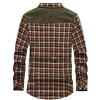 Faux Fur Lined Plaid Shirt Jacket for Men | Cold Weather Layering