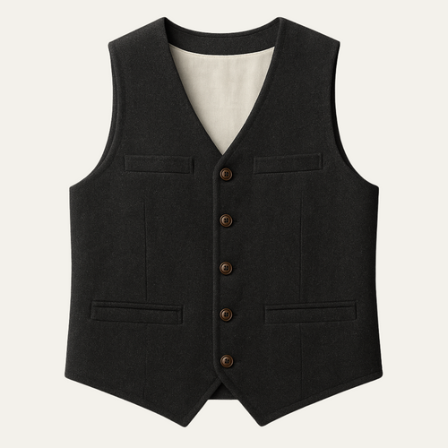The Harrington Men’s Vintage Button Up Sweater Vest