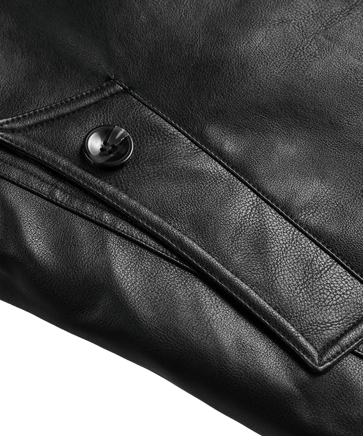 PU Leather Winter Coat for Men | Cold Weather Outerwear