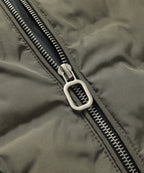 Army Green Insulated Puffer Bomber Jacket for Men | Winter Outerwear