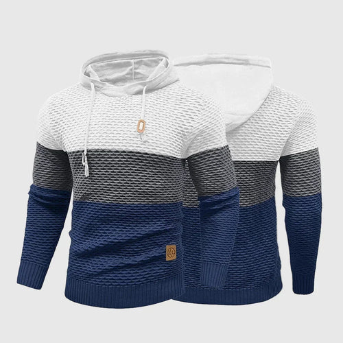Alessandro Veneti Triple Tone Knit Pullover
