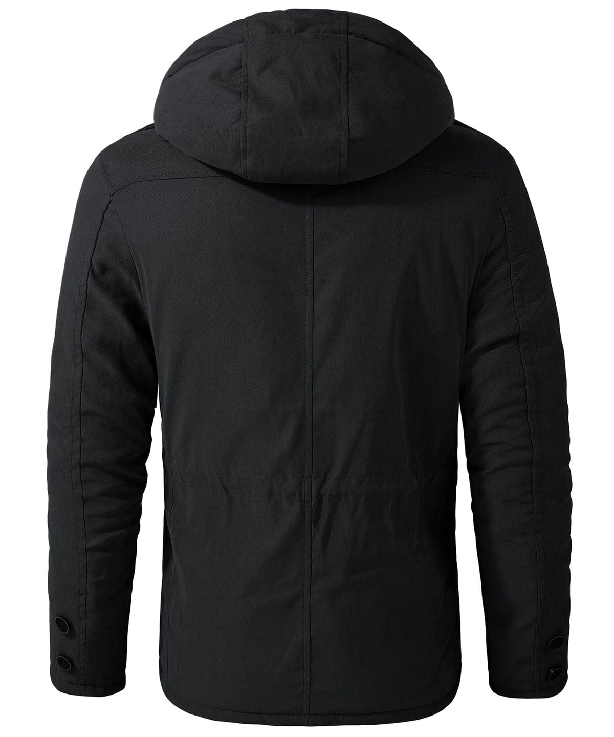 Heavyweight Fleece Lined Hooded Work Jacket for Men | Cold Weather