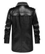 PU Leather Winter Coat for Men | Cold Weather Outerwear