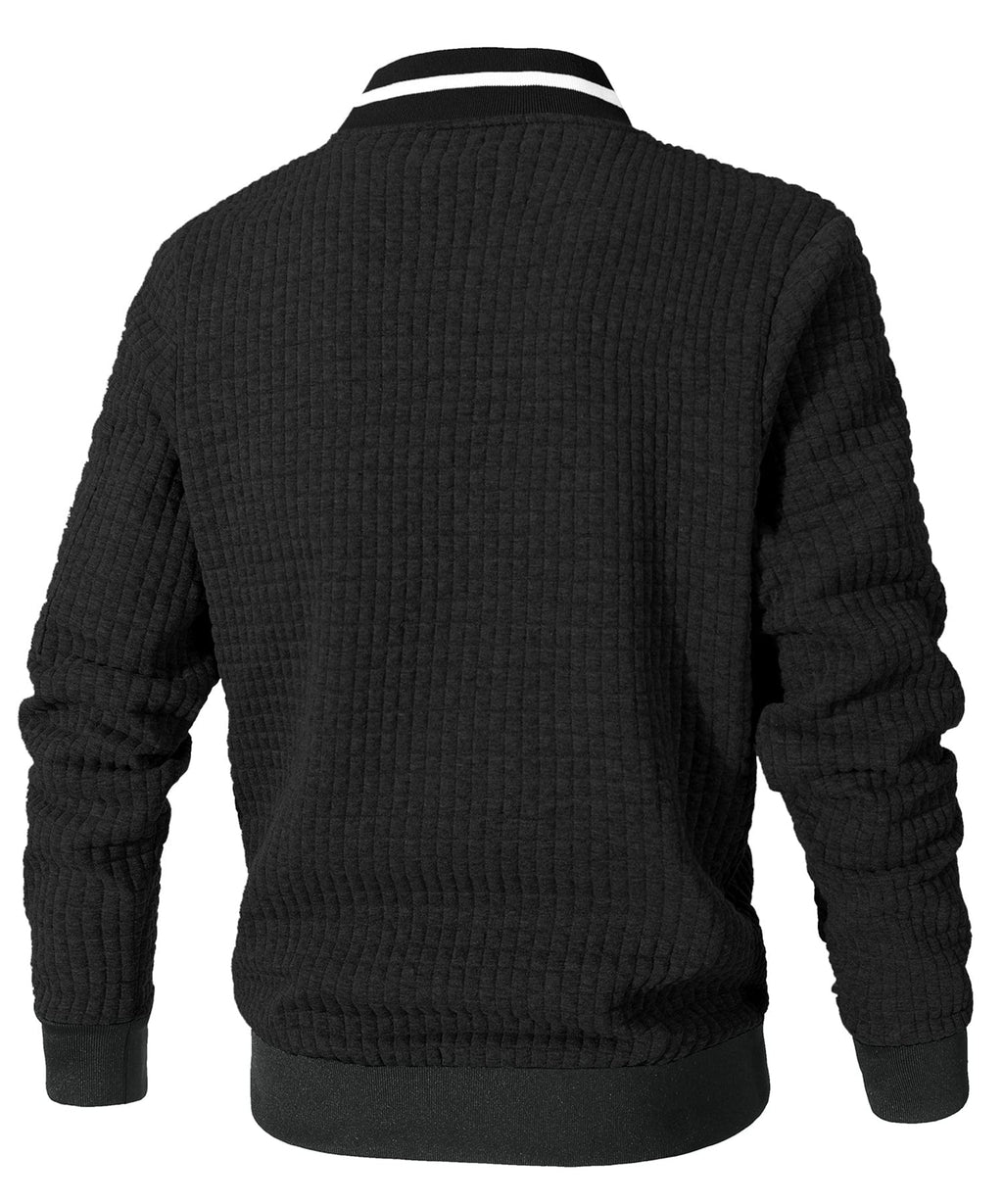 Minimalist Lightweight Zip Up Jacket with Sleeve Pocket for Men | Commuter Wear