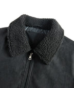 Sherpa Collar Quilted Insulated Bomber Jacket for Men | Winter Outerwear