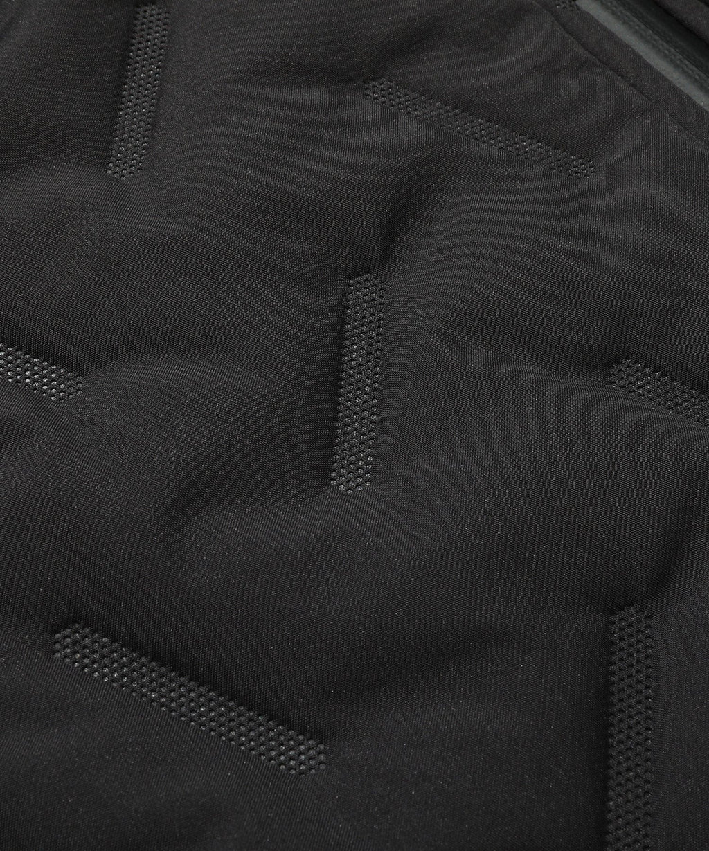 High Collar Longline Quilted Vest for Men | Cold Weather Layering