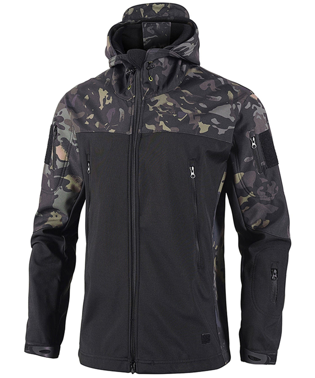Wind Resistant Camo Tactical Jacket for Men | Autumn Winter Outdoor Wear
