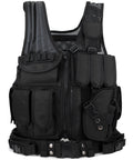 Adjustable Strap Multi Pocket Tactical Vest for Men | Outdoor Use