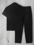 Short Sleeve Shirt and Trouser Two Piece Set for Men | Casual Wear