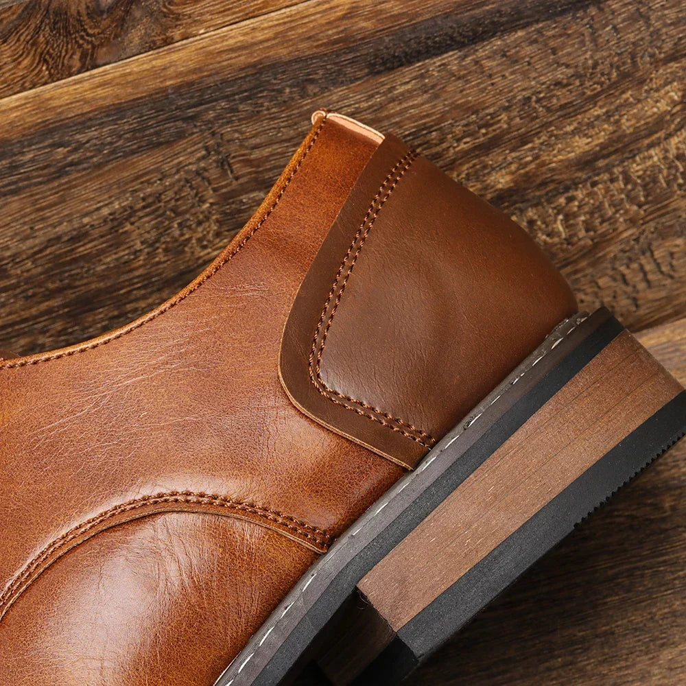 Brown Leather Oxford Shoes for Men | Office and Evening Wear