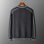 Wool Blend Single Breasted Longline Overcoat for Men | Winter Outerwear