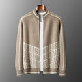 Wool Blend Single Breasted Longline Overcoat for Men | Winter Outerwear