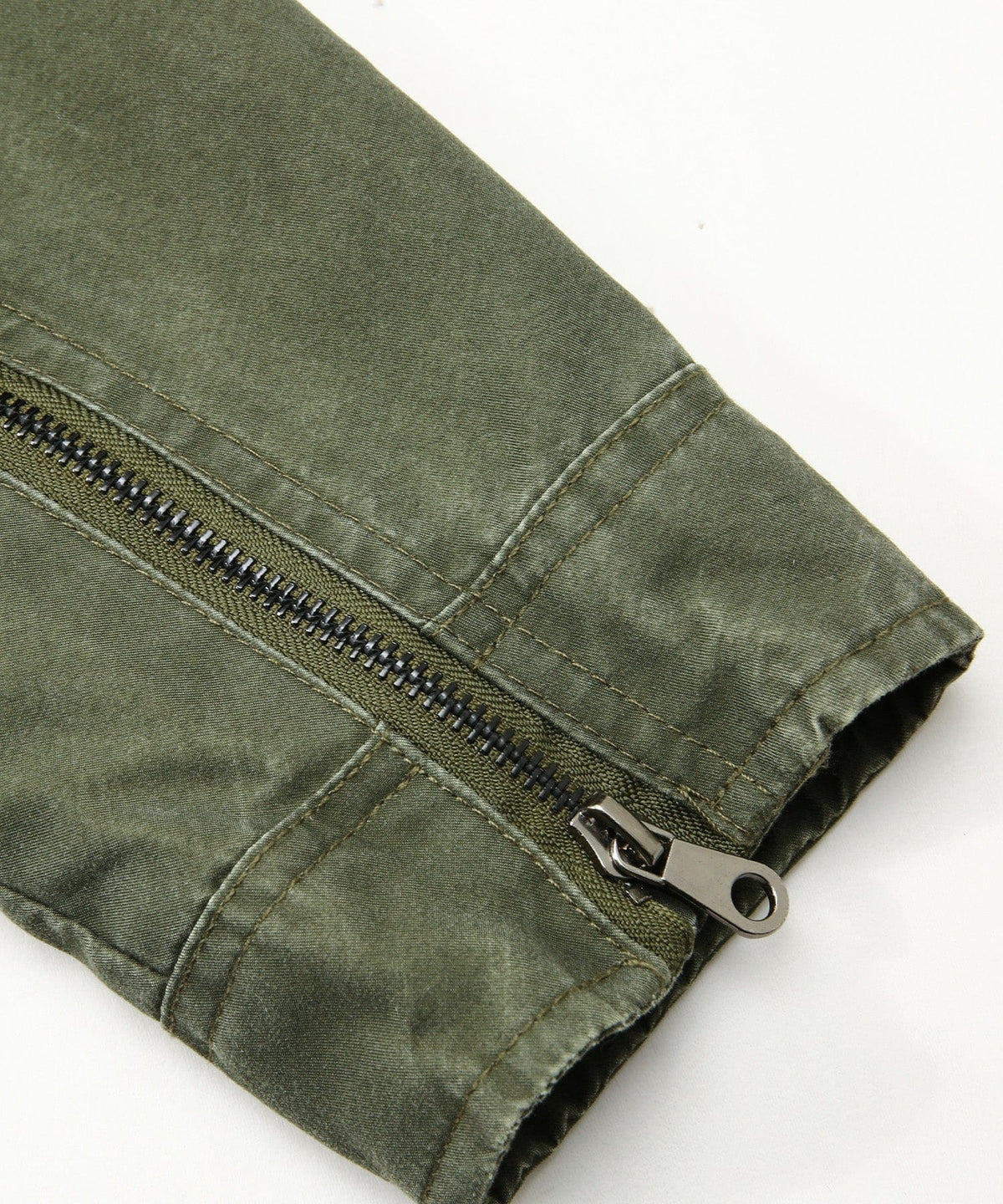 Washed Canvas Quilted Shoulder Moto Jacket for Men | Casual Wear