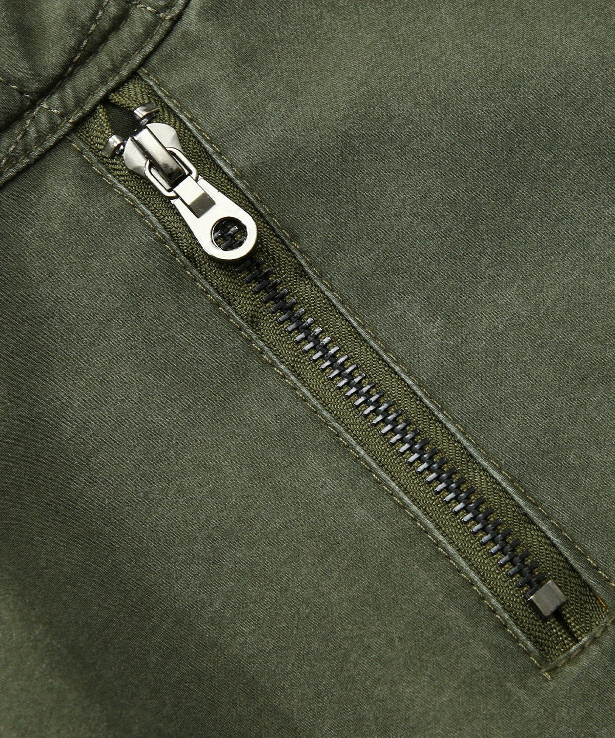 Washed Canvas Quilted Shoulder Moto Jacket for Men | Casual Wear