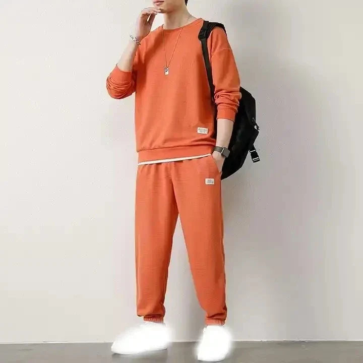Oversized Sweatshirt and Jogger Two Piece Set for Men | Casual Wear