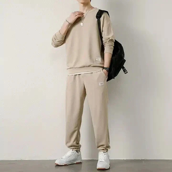 Oversized Sweatshirt and Jogger Two Piece Set for Men | Casual Wear