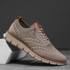 Perforated Breathable Casual Sneakers for Men | Work and Travel Wear