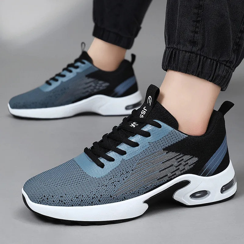 Gradient Knit Mesh Athletic Sneakers for Men | Walking and Travel