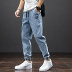 Baggy Cargo Denim Jeans for Men | Streetwear
