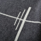 Graphic Pattern Merino Wool Crewneck Sweater for Men | Casual Wear