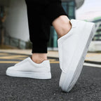 Handmade Full Grain Leather Slip On Sneakers for Men | Minimalist Style