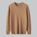 Extrafine Merino Wool Round Neck Sweater for Men | Spring Layering
