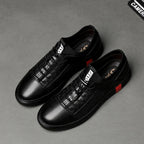 Perforated Leather Low Top Sneakers for Men | Summer Wear