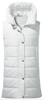 Stand Up Collar Longline Quilted Vest for Men | Winter Layering
