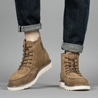 Waterproof Leather Hiking Boots for Men | Trekking and Outdoor Use