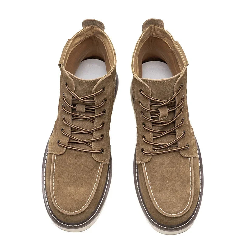Waterproof Leather Hiking Boots for Men | Trekking and Outdoor Use