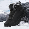 Fleece Lined High Top Winter Hiking Boots for Men | Snow and Trail Use